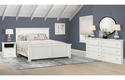 Bostwick Shoals 3 Piece Queen Bedroom Set Includes: Bed, Dresser and Nightstand