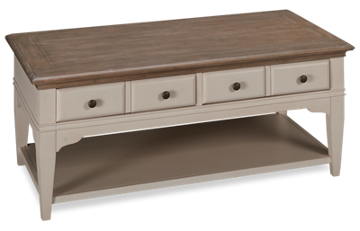Myra Cocktail Table with Storage and Casters