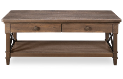 Hometown 2 Drawer Cocktail Table with Storage