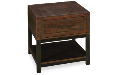 Johurst Rectangle End Table with Storage