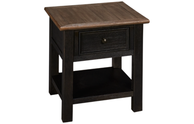 Tyler Creek Rectangle End Table with Storage