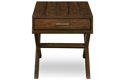 Lennox 1 Drawer End Table with Storage