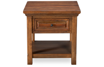Hill Crest 1 Drawer End Table with Storage
