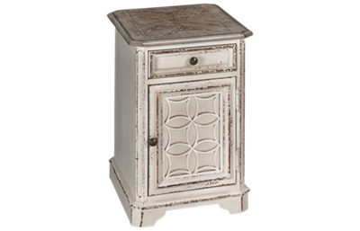Magnolia Manor Chairside Table with Storage