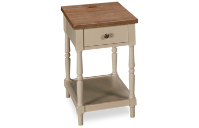 Grafton Farms 1 Drawer Chairside Table with Storage