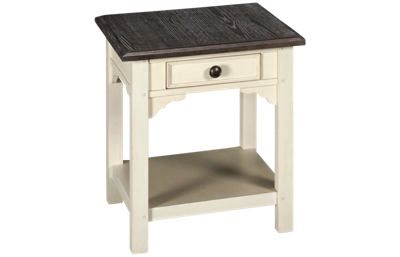 Grand Haven 1 Drawer Square Side Table with Storage