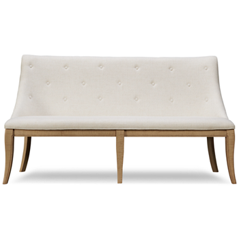 Harlow Upholstered Bench with Nailhead