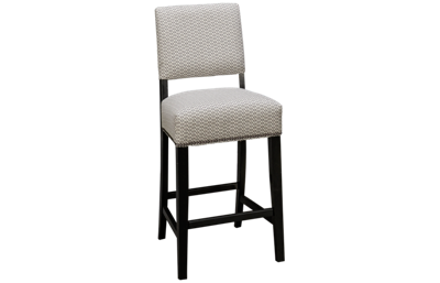 Upholstered Counter Stool with Nailhead