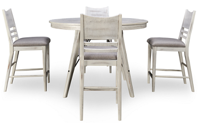Modern Rustic 5 Piece Counter Height Dining Set