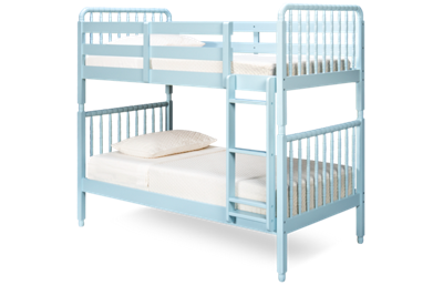 Alva Twin Over Twin Spindle Bunk Bed
