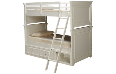 Canterbury Twin Over Twin Bunk Bed with Underbed Storage
