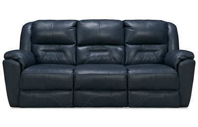 Pandora Leather Dual Power Sofa Recliner with Tilt Headrest