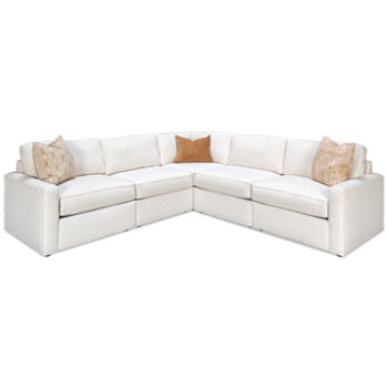 Reformation 5 Piece Sectional with Toss Pillows