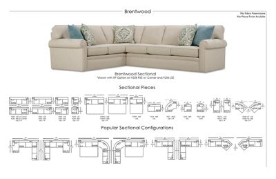 Rowe-Brentwood-Rowe Brentwood 2 Piece Sectional - Jordan's Furniture