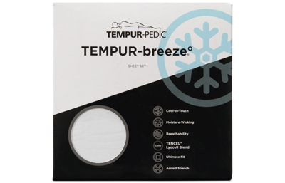 Tempur-Pedic® TEMPUR-Breeze Cooling Sheet Set (White)