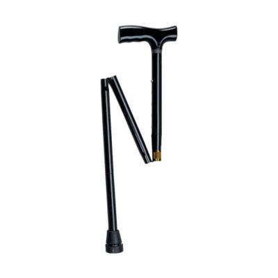 Aluminum Folding Cane, Black image