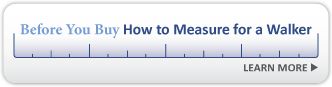 what to measure for a walker