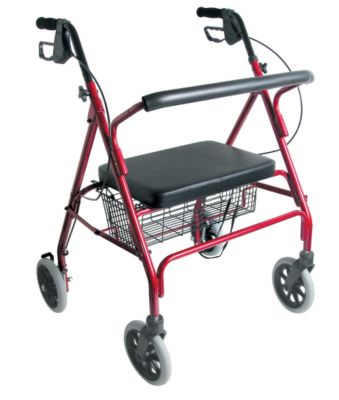 Extra-Wide Heavy-Duty Steel Rollator image