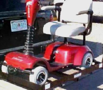 E-Z Carrier 2 Scooter & Power Wheelchair Outside Manual Scooter Lift