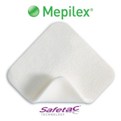 Mepilex� Soft Silicone Absorbent Foam Dressing image