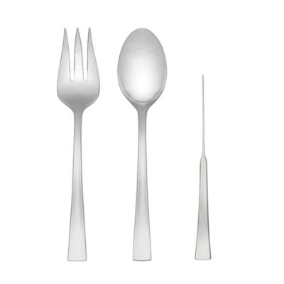 flatiron three-piece serving set