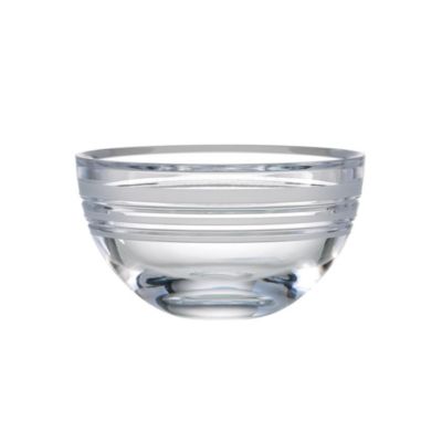 6" library stripe round bowl