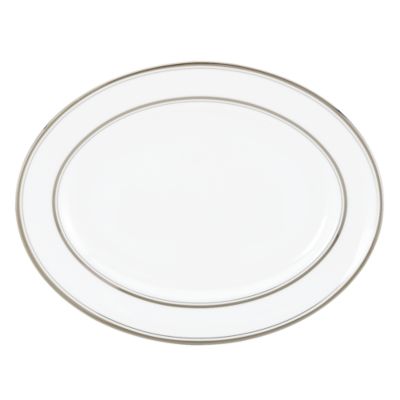 13" library lane oval platter