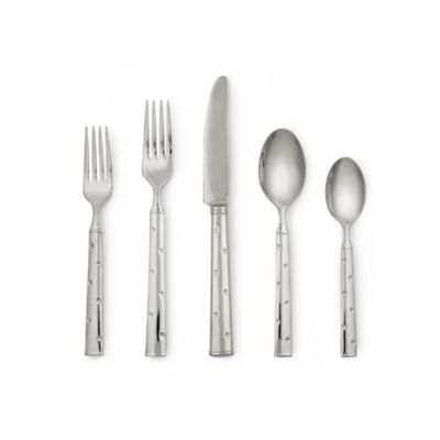 larabee dot five-piece place setting