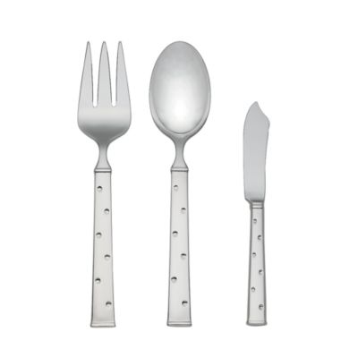 larabee dot three-piece serving set
