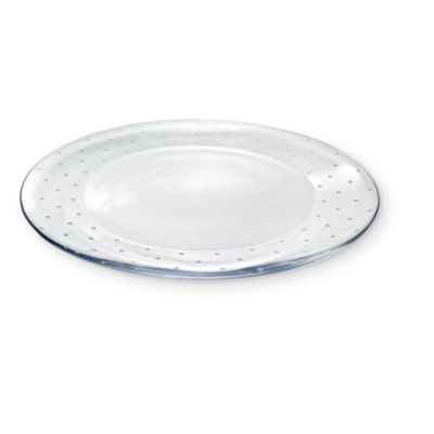 12" larabee dot cake plate