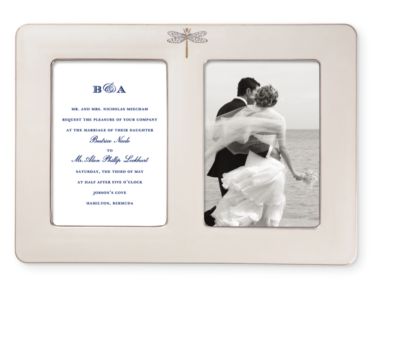 june lane double invitation frame