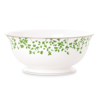 gardner street green serving bowl