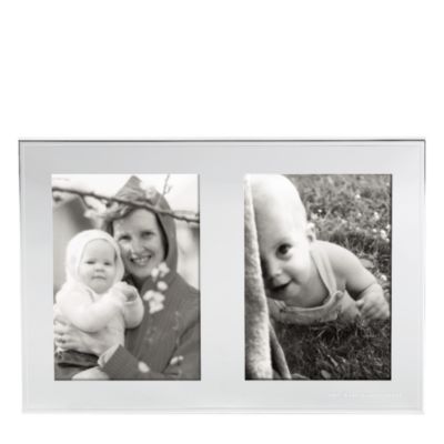 baby makes three birth announcement frame