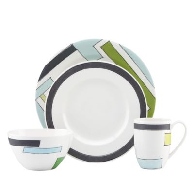 block party four piece place setting