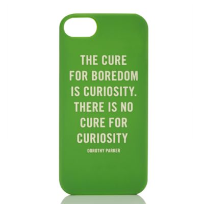 curiosity quote iphone 5 case