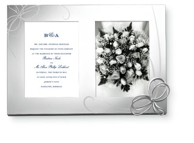 belle boulevard double invitation frame
