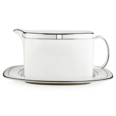 noel alabaster sauce boat and stand