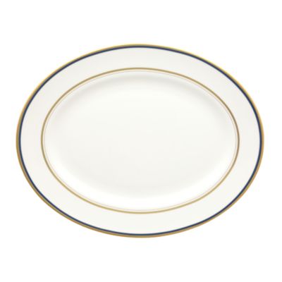 13" library lane oval platter
