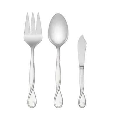 belle boulevard three-piece serving set