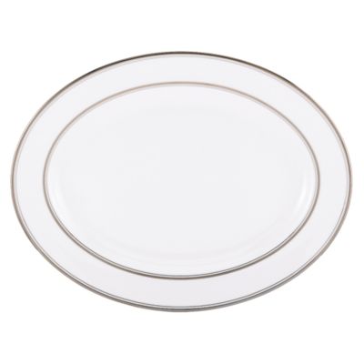 16" library lane platinum oval platter
