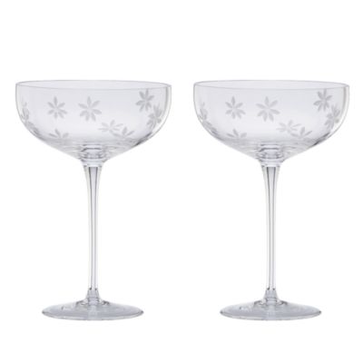 bubbly daisy saucer pair