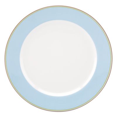market street blue dinner plate