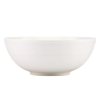 fair harbor white truffle serving bowl