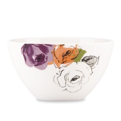 charcoal floral all purpose bowl