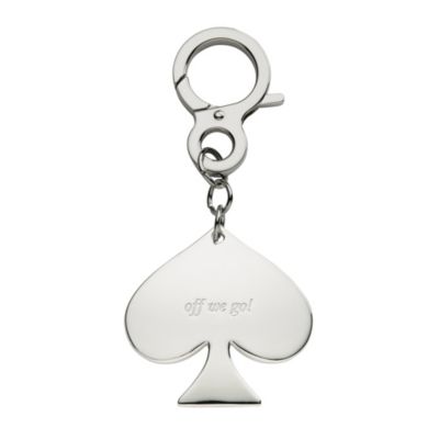 silver street ''off we go!'' key ring