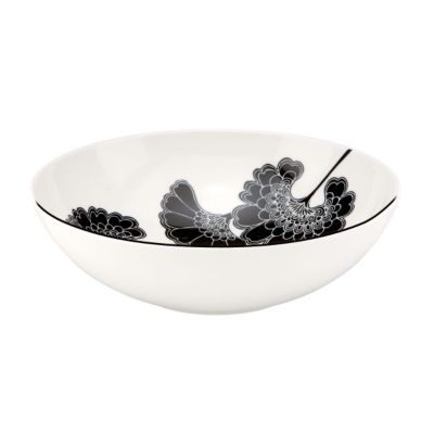 japanese floral individual pasta bowl