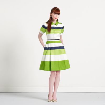 striped jeanette dress