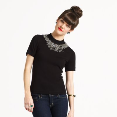 beaded darielle sweater