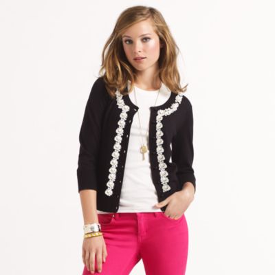 beaded kati cardigan