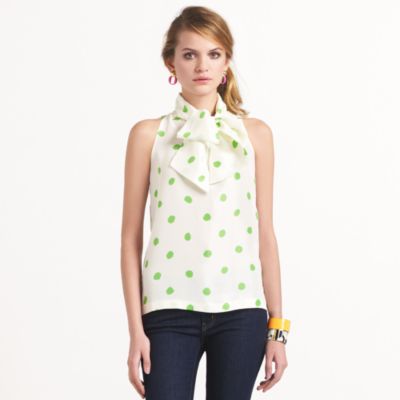 polka dot adira top